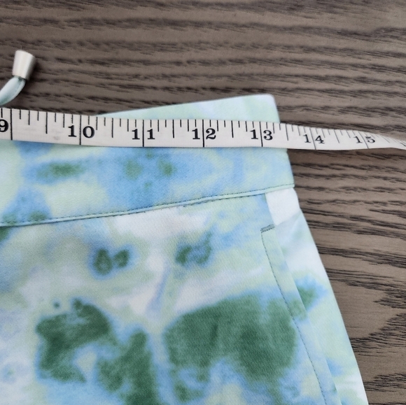 Zara Tie Dye Joggers Womens Small Blue Green Lightweight - Picture 7 of 10